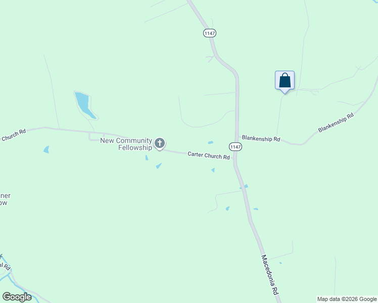 map of restaurants, bars, coffee shops, grocery stores, and more near 1040-1698 Carter Church Road in Adolphus