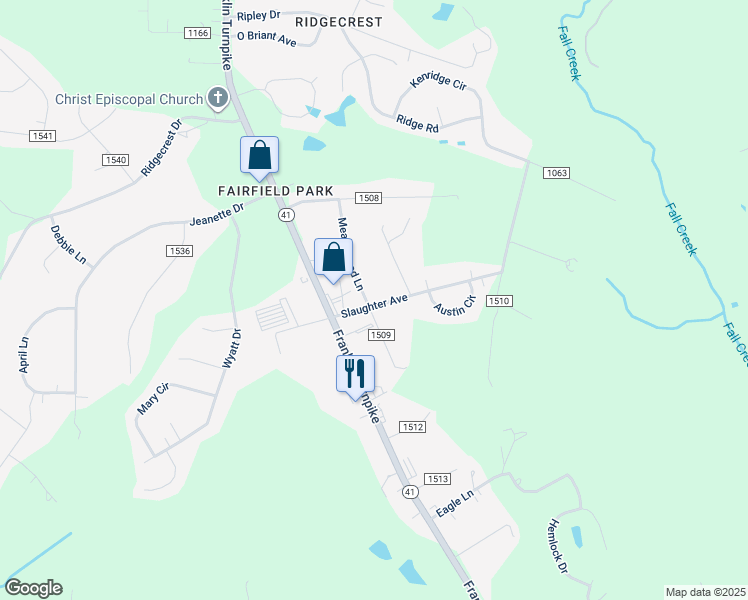 map of restaurants, bars, coffee shops, grocery stores, and more near 205A Whittle Street in Chatham