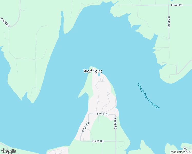 map of restaurants, bars, coffee shops, grocery stores, and more near 24000-24698 South 638 Road in Grove