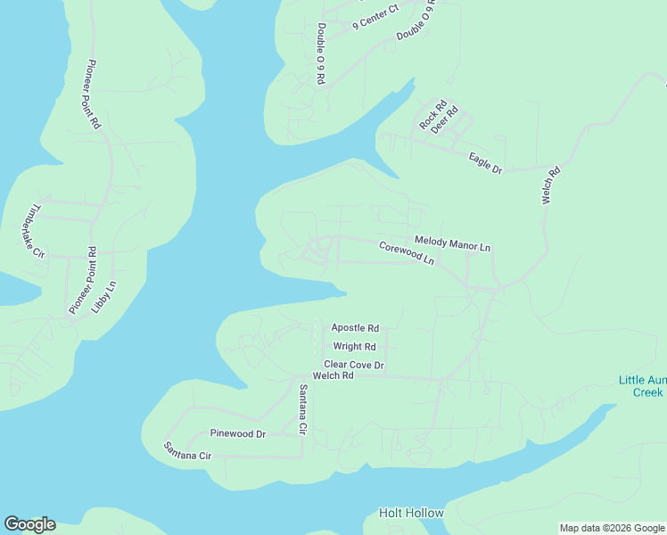 map of restaurants, bars, coffee shops, grocery stores, and more near 257-299 Terrace Crest Lane in Reeds Spring
