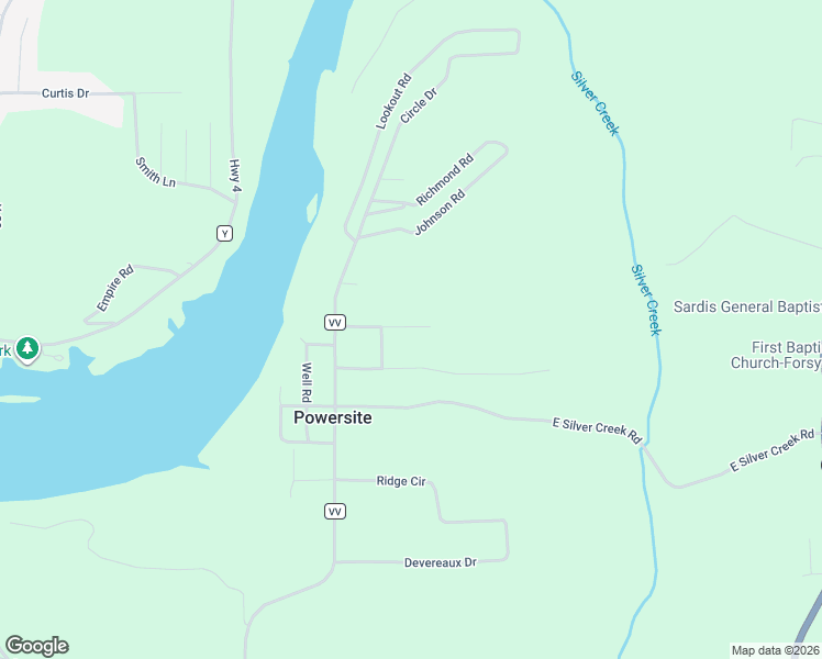 map of restaurants, bars, coffee shops, grocery stores, and more near 200 Field Road in Powersite