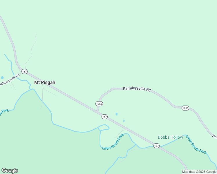 map of restaurants, bars, coffee shops, grocery stores, and more near 225 Parmleysville Road in Monticello