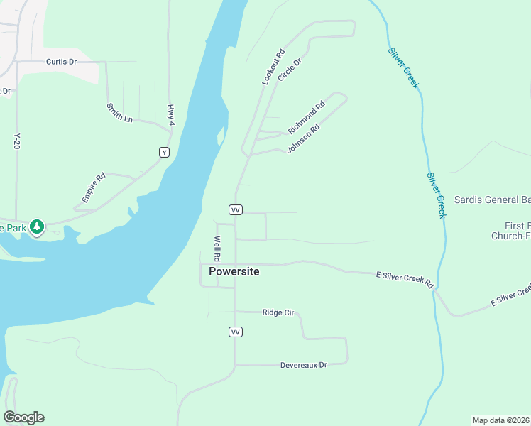 map of restaurants, bars, coffee shops, grocery stores, and more near 200 Field Road in Powersite