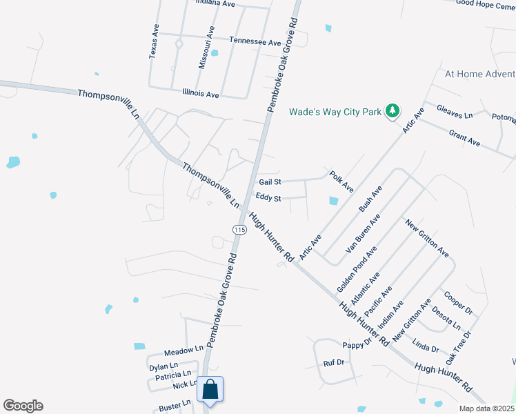 map of restaurants, bars, coffee shops, grocery stores, and more near in Oak Grove
