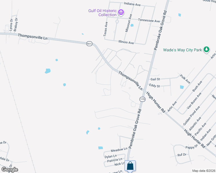 map of restaurants, bars, coffee shops, grocery stores, and more near 195 Zackary Street in Oak Grove