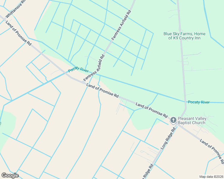 map of restaurants, bars, coffee shops, grocery stores, and more near 1741 Land of Promise Road in Chesapeake