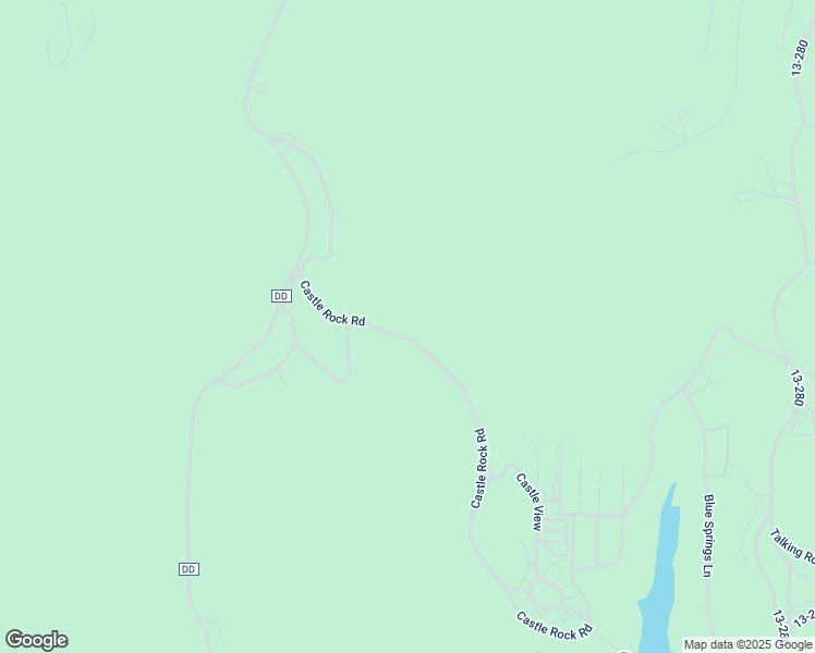 map of restaurants, bars, coffee shops, grocery stores, and more near 163-1335 Castle Rock Road in Reeds Spring