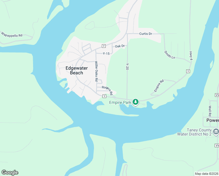 map of restaurants, bars, coffee shops, grocery stores, and more near 2719 State Highway Y in Forsyth