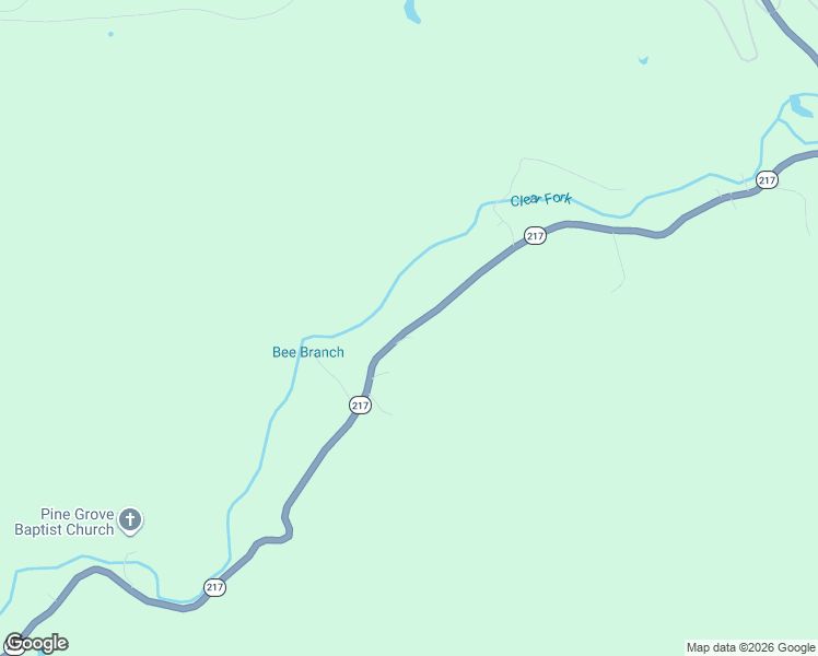 map of restaurants, bars, coffee shops, grocery stores, and more near Kentucky 217 in Middlesboro