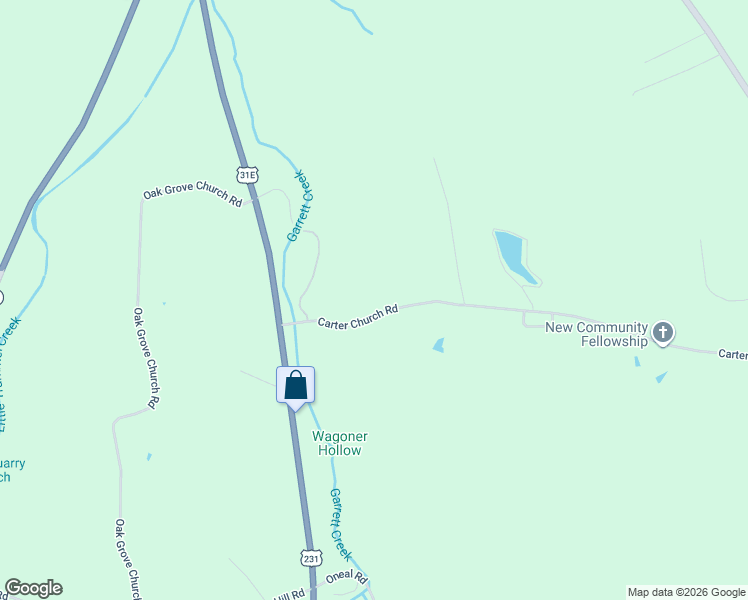 map of restaurants, bars, coffee shops, grocery stores, and more near 608 Carter Church Road in Adolphus