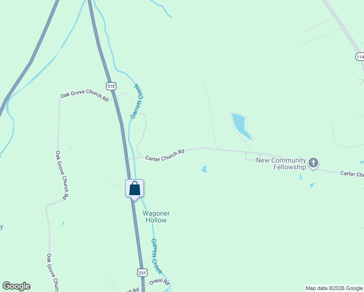 map of restaurants, bars, coffee shops, grocery stores, and more near 608 Carter Church Road in Adolphus