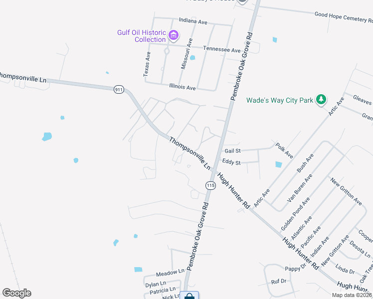 map of restaurants, bars, coffee shops, grocery stores, and more near 139 Dorsey Drive in Oak Grove