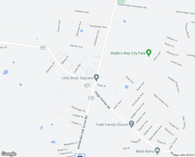 map of restaurants, bars, coffee shops, grocery stores, and more near 101 Gail Street in Oak Grove