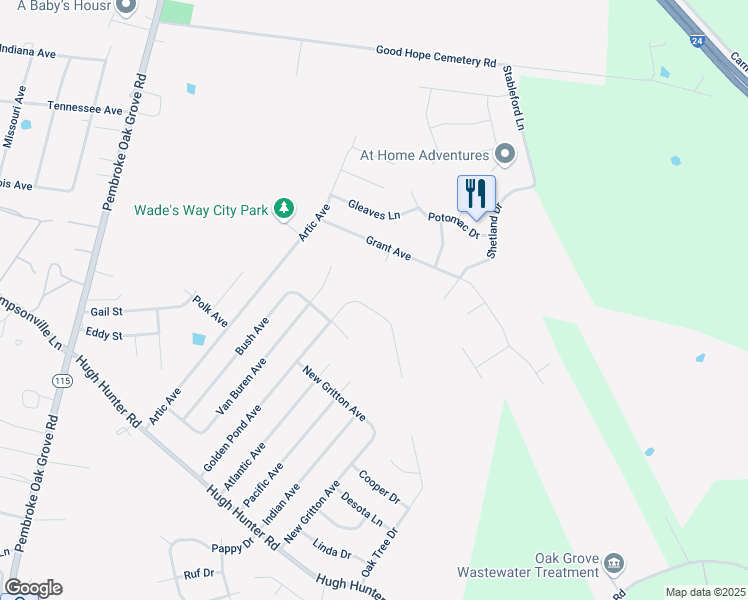 map of restaurants, bars, coffee shops, grocery stores, and more near 262 Golden Pond Avenue in Oak Grove