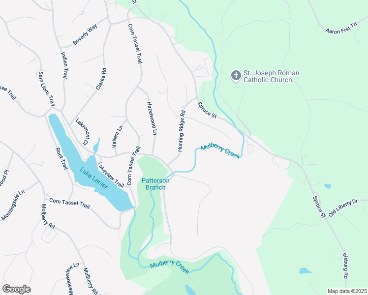 map of restaurants, bars, coffee shops, grocery stores, and more near 913 Hunting Ridge Road in Martinsville
