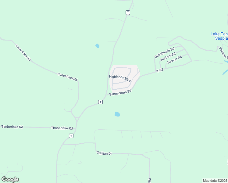 map of restaurants, bars, coffee shops, grocery stores, and more near 250 Deer Run Road in Branson