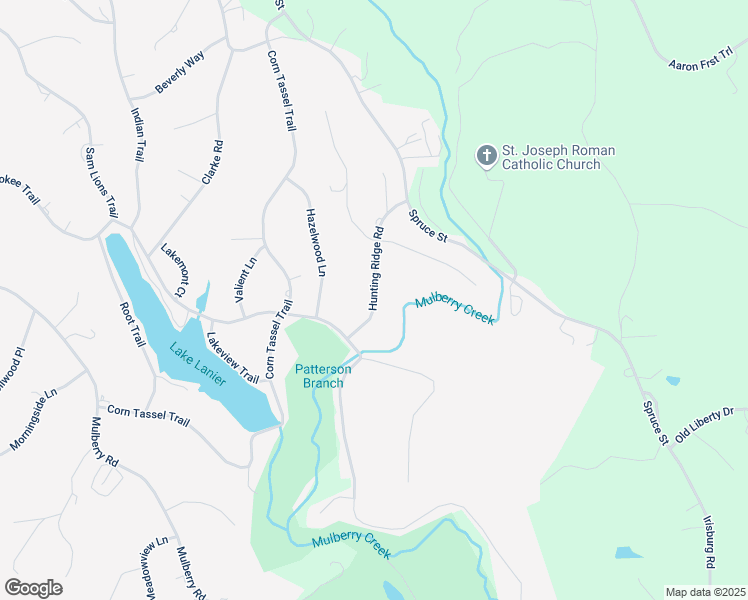 map of restaurants, bars, coffee shops, grocery stores, and more near 913 Hunting Ridge Road in Martinsville