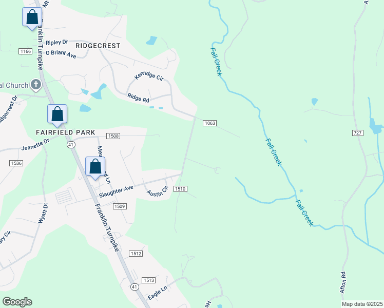 map of restaurants, bars, coffee shops, grocery stores, and more near 351 Slaughter Avenue in Danville