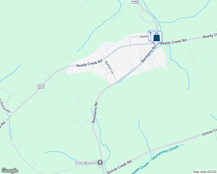 map of restaurants, bars, coffee shops, grocery stores, and more near 20079 Benhams Road in Bristol