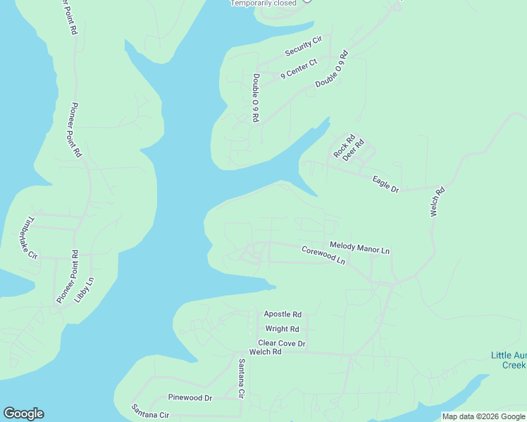 map of restaurants, bars, coffee shops, grocery stores, and more near 13 Tall Cedar Lane in Reeds Spring