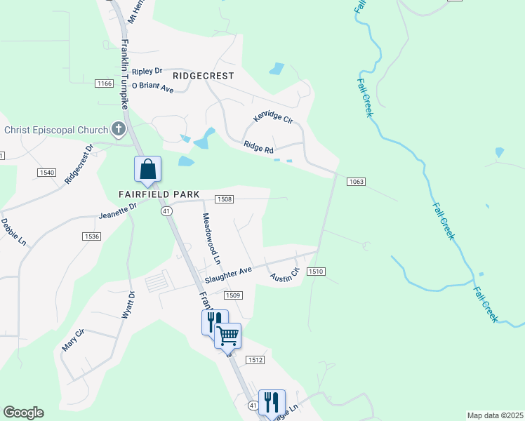 map of restaurants, bars, coffee shops, grocery stores, and more near 254 Swanson Avenue in Danville