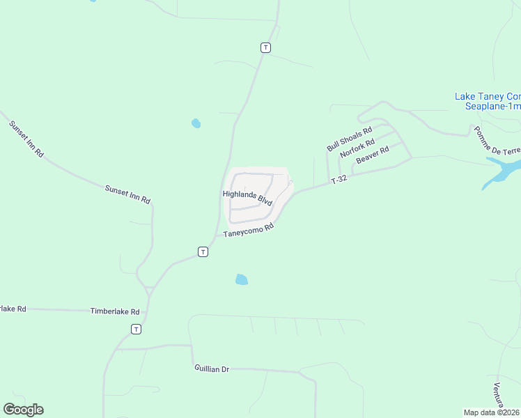 map of restaurants, bars, coffee shops, grocery stores, and more near 393 Deer Run Road in Branson
