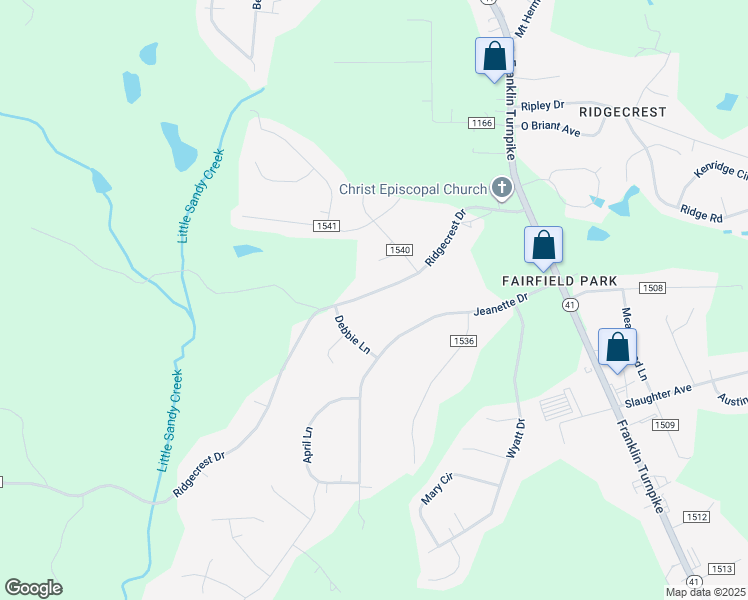 map of restaurants, bars, coffee shops, grocery stores, and more near 561 Ridgecrest Drive in Danville