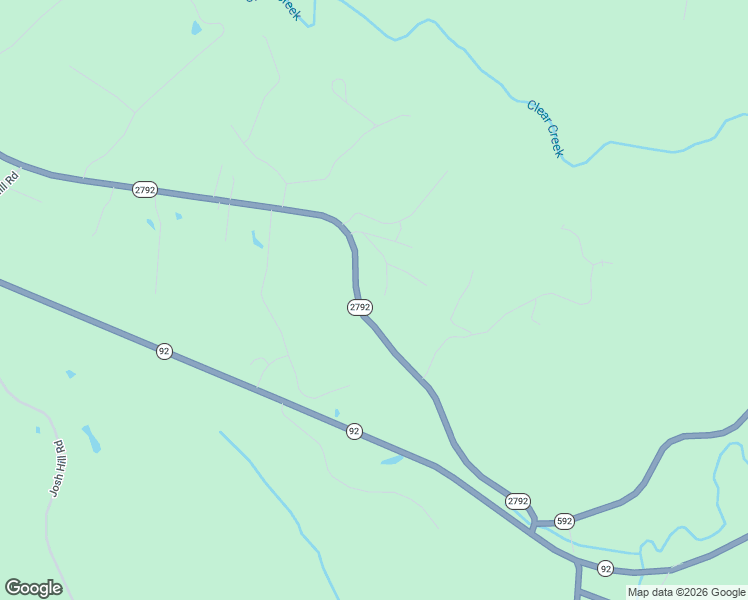 map of restaurants, bars, coffee shops, grocery stores, and more near Donell Ball Road in Pine Knot