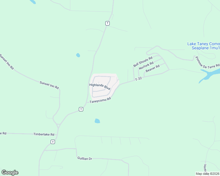 map of restaurants, bars, coffee shops, grocery stores, and more near 393 Deer Run Road in Branson