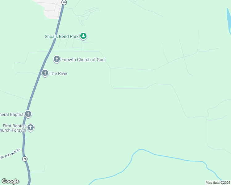 map of restaurants, bars, coffee shops, grocery stores, and more near in Forsyth