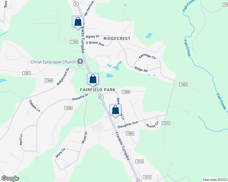 map of restaurants, bars, coffee shops, grocery stores, and more near 215 Swanson Avenue in Danville