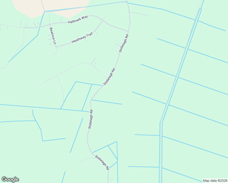 map of restaurants, bars, coffee shops, grocery stores, and more near 1857 Shillelagh Road in Chesapeake