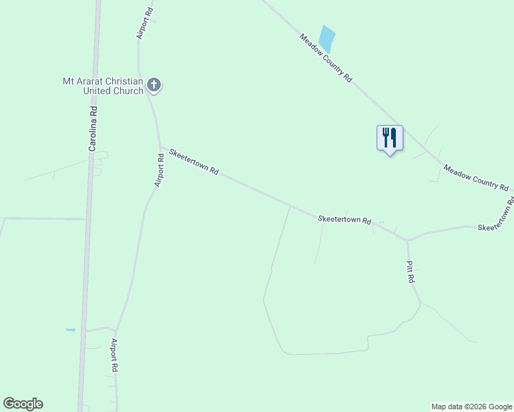 map of restaurants, bars, coffee shops, grocery stores, and more near 2140 Skeetertown Road in Suffolk