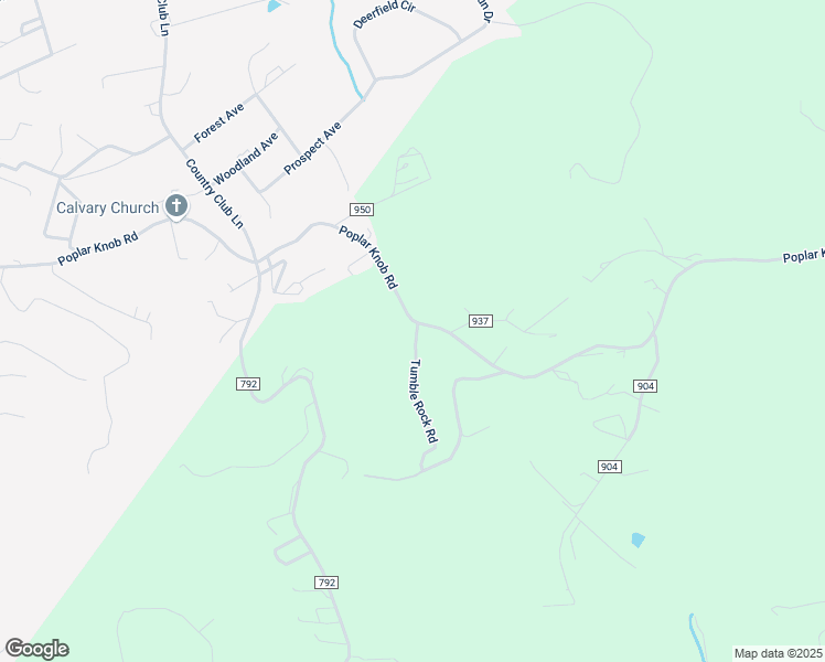 map of restaurants, bars, coffee shops, grocery stores, and more near Poplar Knob Road in Galax