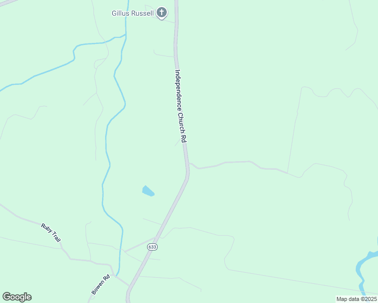 map of restaurants, bars, coffee shops, grocery stores, and more near Independence Church Road in Greensville County