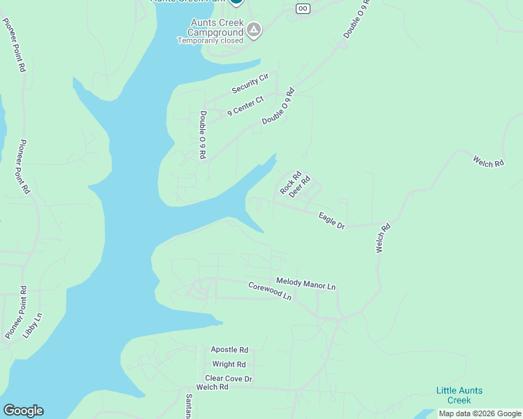 map of restaurants, bars, coffee shops, grocery stores, and more near 392 Eagle Drive in Reeds Spring