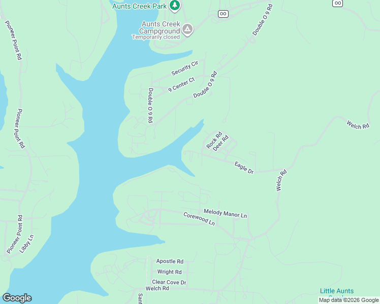 map of restaurants, bars, coffee shops, grocery stores, and more near 392 Eagle Drive in Reeds Spring
