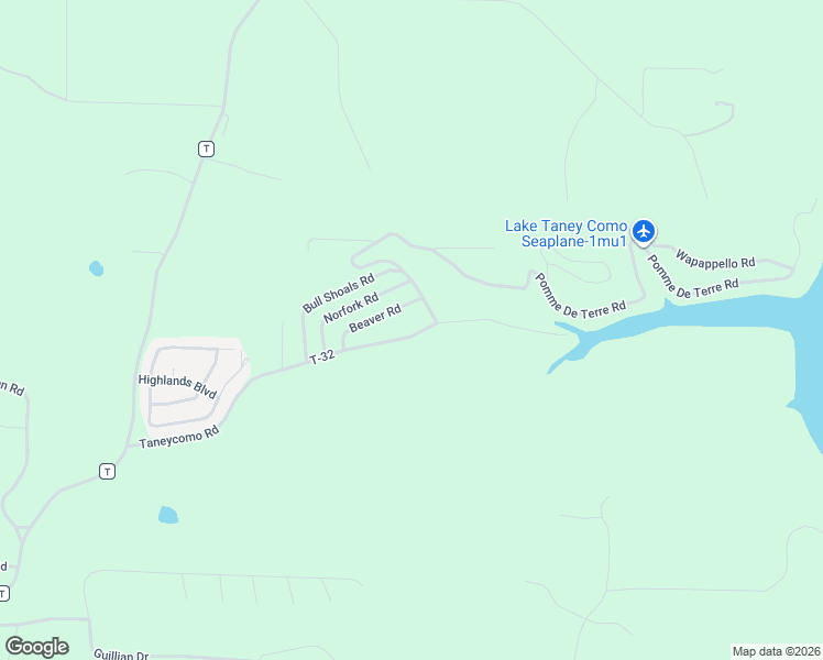 map of restaurants, bars, coffee shops, grocery stores, and more near 666-668 Taneycomo Rd in Branson