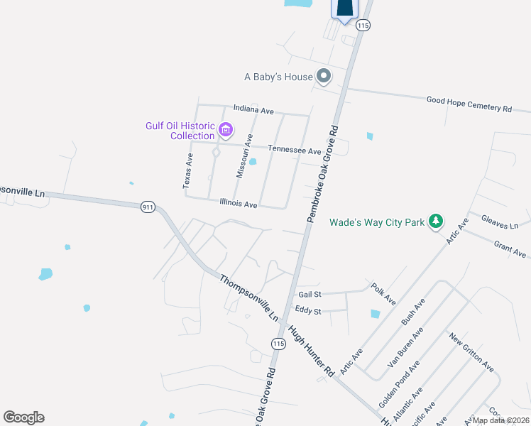 map of restaurants, bars, coffee shops, grocery stores, and more near 175 Cable Road in Oak Grove