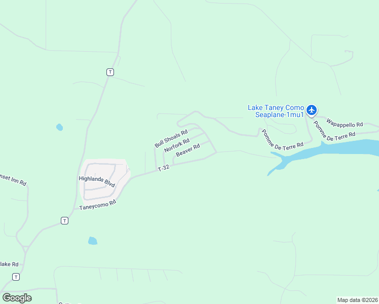 map of restaurants, bars, coffee shops, grocery stores, and more near 669 Taneycomo Road in Branson