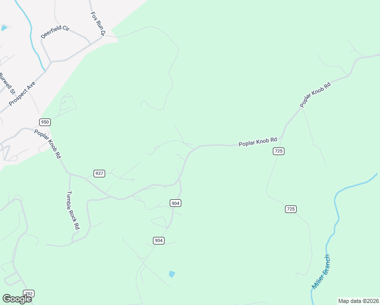 map of restaurants, bars, coffee shops, grocery stores, and more near Bishop's Chapel Road in Galax