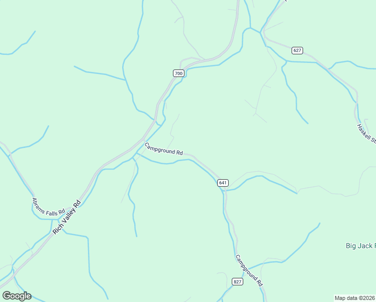 map of restaurants, bars, coffee shops, grocery stores, and more near 19389 Campground Road in Bristol