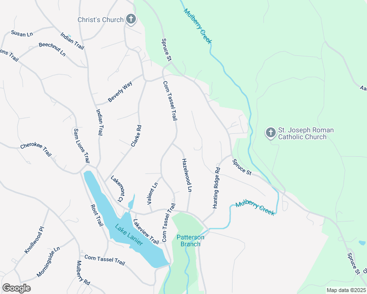 map of restaurants, bars, coffee shops, grocery stores, and more near 801 Hazelwood Lane in Martinsville