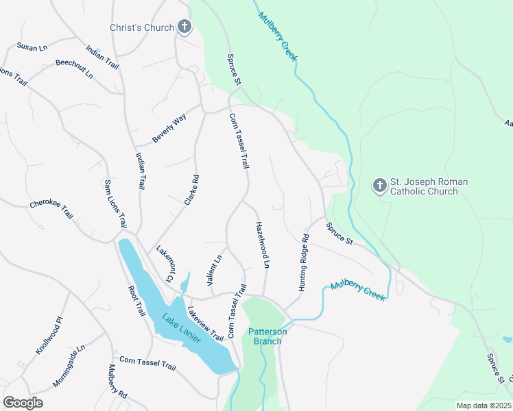 map of restaurants, bars, coffee shops, grocery stores, and more near 801 Hazelwood Lane in Martinsville