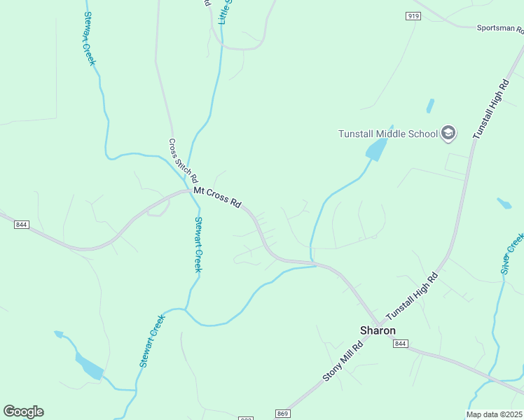 map of restaurants, bars, coffee shops, grocery stores, and more near 9020 Mount Cross Road in Danville