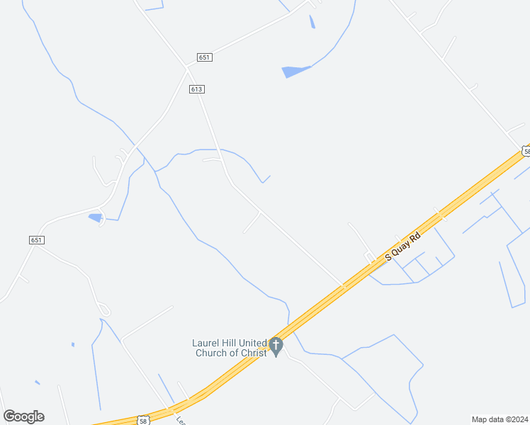 map of restaurants, bars, coffee shops, grocery stores, and more near 6836 Elwood Road in Suffolk