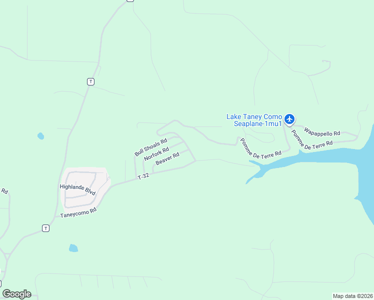 map of restaurants, bars, coffee shops, grocery stores, and more near 352 Norfolk Road in Branson