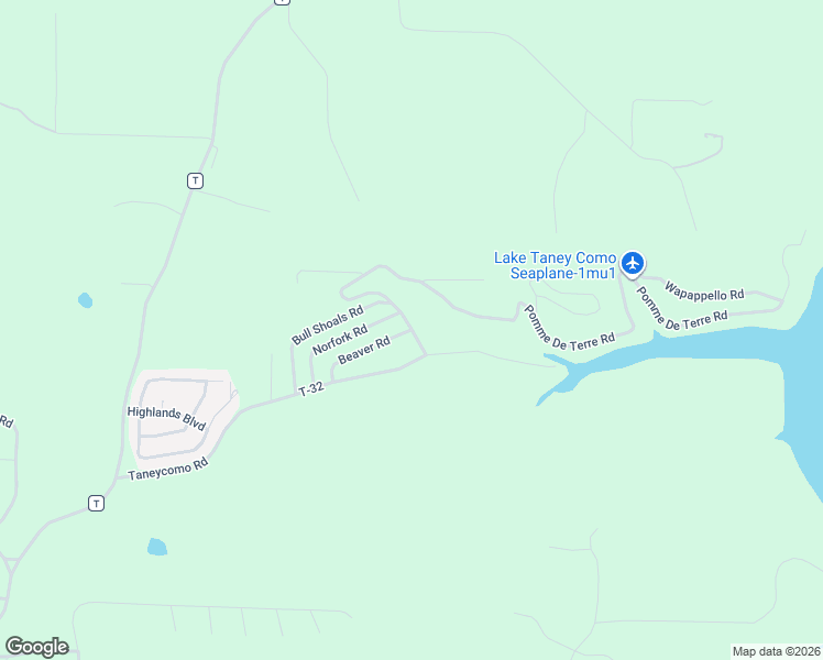 map of restaurants, bars, coffee shops, grocery stores, and more near 352 Norfolk Road in Branson