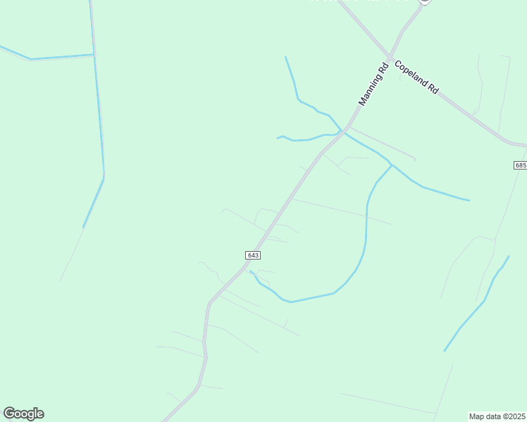 map of restaurants, bars, coffee shops, grocery stores, and more near 2801 Manning Road in Suffolk