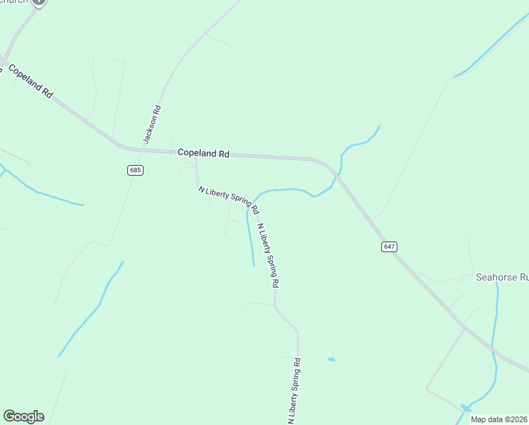 map of restaurants, bars, coffee shops, grocery stores, and more near 650 North Liberty Spring Road in Suffolk